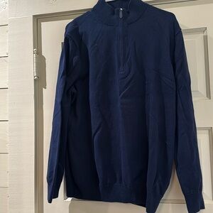 Vineyard Vines half zip navy sweater